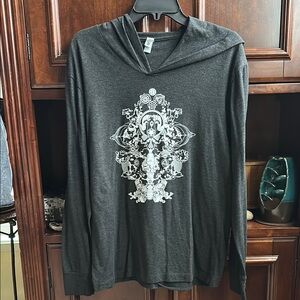 Graphic Dark Gray Hoodie